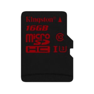 Kingston 16GB Micro SDHC Karte 90 MB/s UHS-1 Class 3 (ohne Adapter)