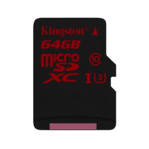 Kingston 64GB Micro SDXC Karte 90 MB/s UHS-1 Class 3 (ohne Adapter)