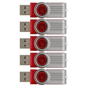 Kingston 8GB DataTraveler 101 G2 USB Stick 5er Pack - Rot