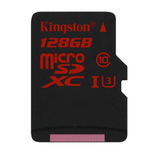 Kingston 128GB Micro SDXC Karte 90 MB/s UHS-I U3 (ohne Adapter) - Class 10