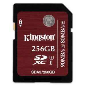 Kingston 256GB SD Karte (SDXC) UHS-I U3 - 90MB/s