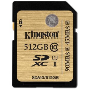 Kingston 512GB Ultimate SD (SDXC) Karte - Class 10 UHS-I 90MB/s