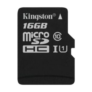 Kingston 16GB Micro SDHC Karte Class 10 UHS-1 (exkl. Adapter) - 45MB/s