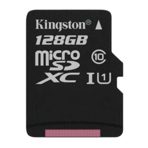 Kingston 128GB Micro SDXC Karte Class 10 UHS-1 (exkl. Adapter) - 45MB/s
