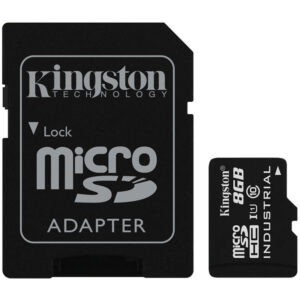 Kingston 8GB Industrial Micro SD Karte (SDHC) + Adapter - 90MB/s