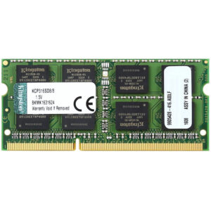 Kingston 8GB (1x8GB) 1600MHz DDR3 Non-ECC CL11 204-Pin SODIMM PC Memory Module