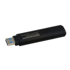 Kingston 32GB DataTraveler 4000 Standard USB Flash Drive 256-bit AES FIPS 140-2