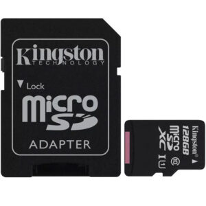 Kingston 128GB Canvas Select micro SD Karte (SDXC) + SD Adapter - 80MB/s