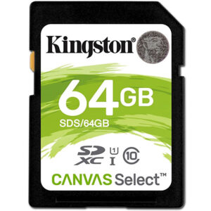 Kingston 64GB Canvas Select SD Karte (SDXC) - 80MB/s