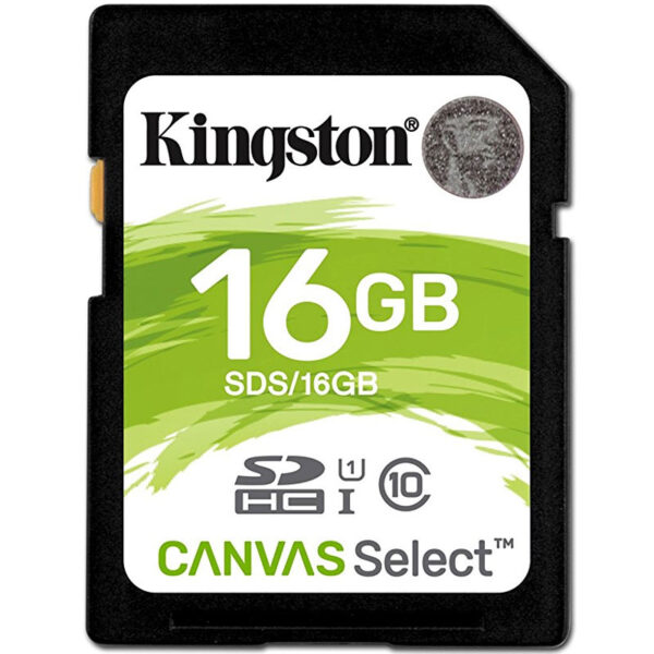 Kingston 16GB Canvas Select SD Karte (SDHC) - 80MB/s