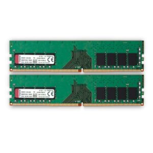 Kingston ValueRAM 8GB (2x4GB) 2400MHz DDR4 Non-ECC 288-Pin CL17 DIMM PC Memory Module