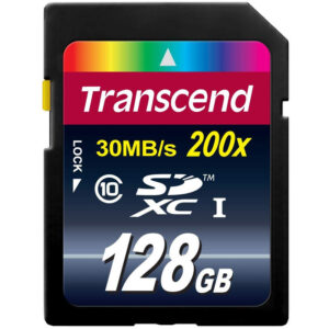 Transcend 128GB Premium SD Card (SDXC) UHS-I - 30MB/s