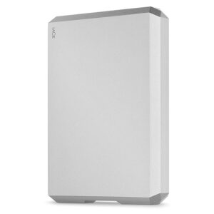 LaCie 5TB Mobile HDD USB 3.0 Type-C - Moon Silver