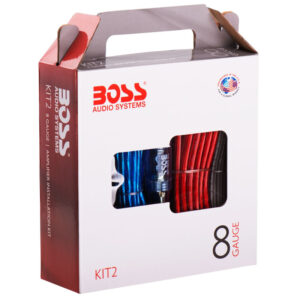 BOSS Audio KIT-2 8 Gauge Amplifier Installation Wiring Kit