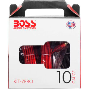 BOSS KITZERO Complete 10 Gauge Audio Amplifier Installation Kit