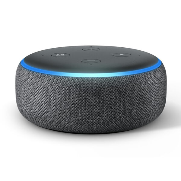 Amazon Echo Dot 3rd Gen Smart Speaker (Refurbished) - Charcoal