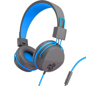 JLab JBuddies Studio Over-Ear Folding Kids Headphones - Blue/Grey