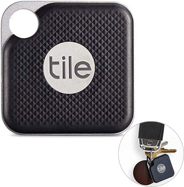Tile Pro Bluetooth Tracker with Replaceable Battery - Jet Black