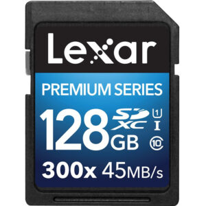 Lexar 128GB Premium II 300x SDXC UHS-I U1 Karte - Class 10