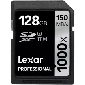 Lexar 128GB Lexar Professional 1000x SD (SDXC) Karte UHS-II U3 - 150MB/s