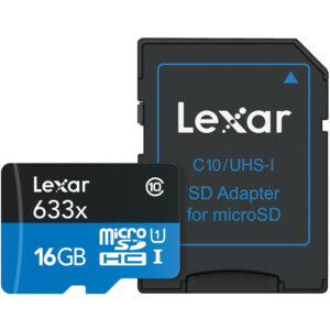 Lexar 16GB High Performance Micro SDHC UHS-I Karte 633x