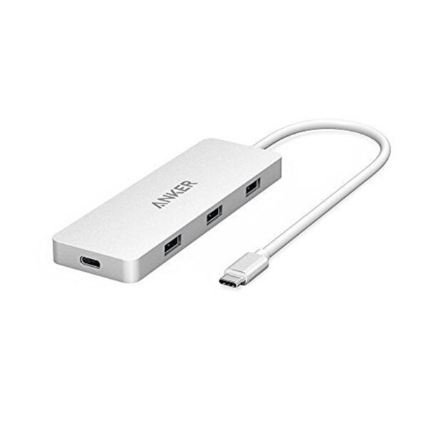 Anker Premium USB-C Hub mit Power Delivery - Silber