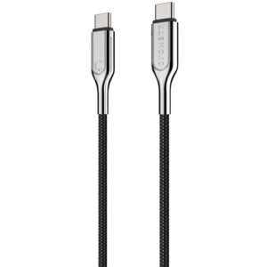 Cygnett Armoured 2.0 USB-C to USB-C (5A/100W ) Cable 1M - Black