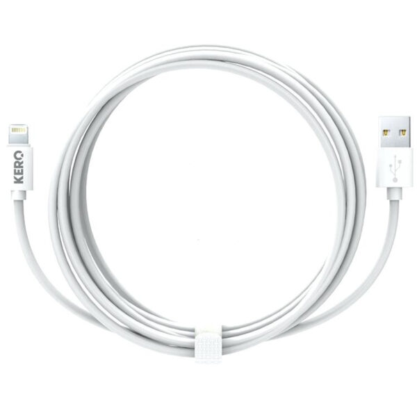 Kero Lasso Lightning to USB Data Charging Cable 3M - White