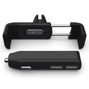 Kenu Airframe + Auto-Halter und Multi-USB-Ladegerät Kit - Schwarz