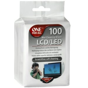 One For All Scratch Free Wet Cleaning Wipes for LCD/LED TV (SV8405)
