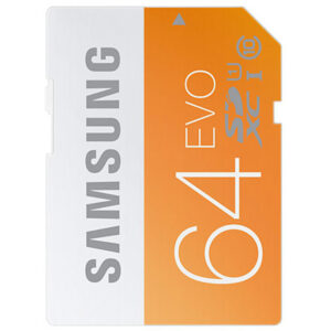 Samsung 64GB EVO SD Karte (SDHC) - 48MBs