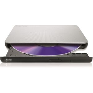 LG GP67ES60 8x DVD+RW USB 2.0 Ultra Slim Externer DVD Brenner - Silber