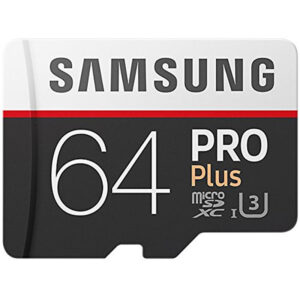 Samsung 64GB Pro Plus Micro SD Karte (SDXC) UHS-I U3 + Adapter - 100MB/s