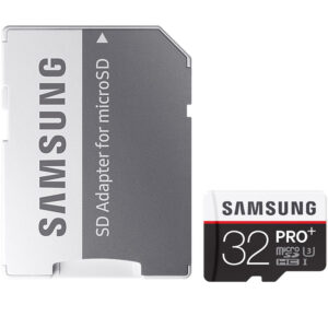 Samsung 32GB Pro Plus Micro SD Card (SDHC) UHS-I U3 + Adapter - 100MB/s