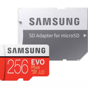 Samsung 256GB Evo Plus Micro SD Karte (SDXC) UHS-I U3 + Adapter - 100MB/s