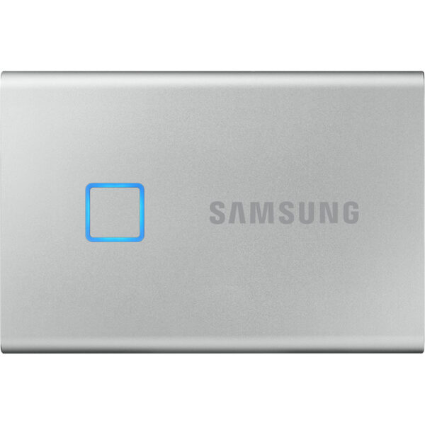 Samsung 2TB T7 USB-C Touch Portable SSD Drive (Silver) - 540MB/s