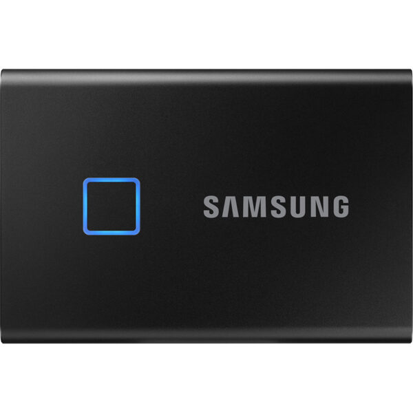 Samsung 2TB T7 USB-C Touch Portable SSD Drive (Black) - 1050MB/s