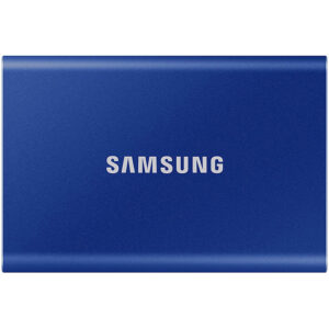 Samsung 500GB T7 USB-C 3.2 G2 Portable SSD Drive (Blue) - 540MB/s