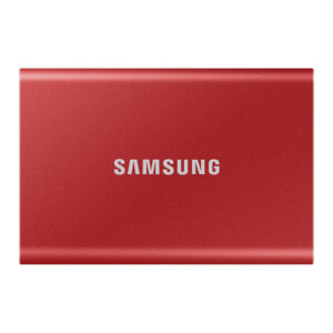 Samsung 2TB T7 USB-C 3.2 G2 Portable SSD Drive (Red) - 540MB/s