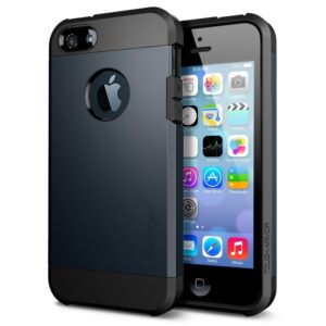 Spigen iPhone 5S / 5 Case Tough Armor - Metal Slate