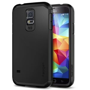 Spigen Galaxy S5 Case Tough Armor - Smooth Black