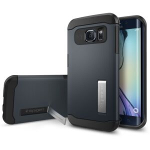 Spigen Galaxy S6 Edge Case Slim Armor - Metal Slate