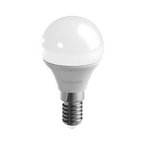 Duracell 4W E14 Frosted Globe LED Bulb - White