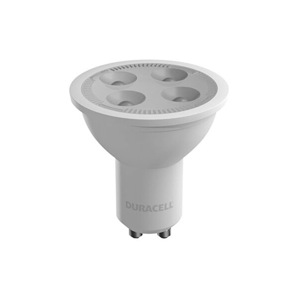 Duracell 5W GU10 Frosted Spot Bulb - White