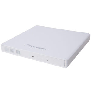Pioneer 8x Slim USB 2.0 DVD/RW Burner - White