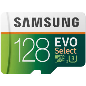 Samsung 128GB Evo Select Micro SD Card (SDXC) UHS-I U3 - 100MB/s