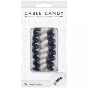 Cable Candy Small Snake - Schwarz & Weiß (CC011)