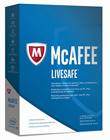 McAfee LiveSafe (50 Device - 1 Jahr)