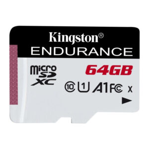 Kingston 64GB High Endurance Micro SD Card (SDXC) U1 A1 - 95MB/s