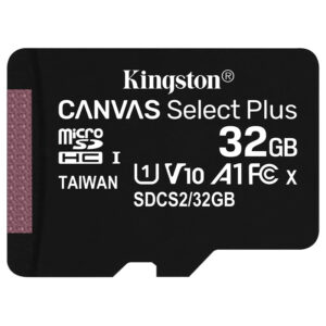 Kingston 32GB Canvas Select Plus Micro SD Card (SDHC) A1 C10 - 100MB/s